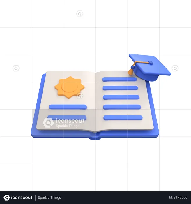 Diploma Graduation  3D Icon