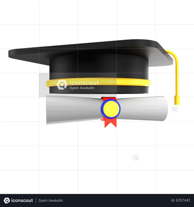 Diplôme d'études supérieures  3D Icon