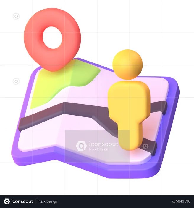 Direção  3D Icon