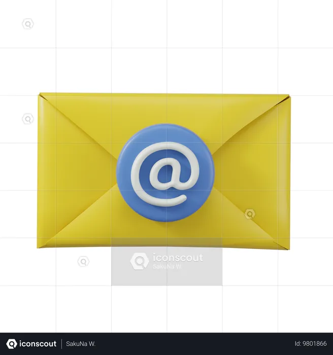 Correo Electronico  3D Icon