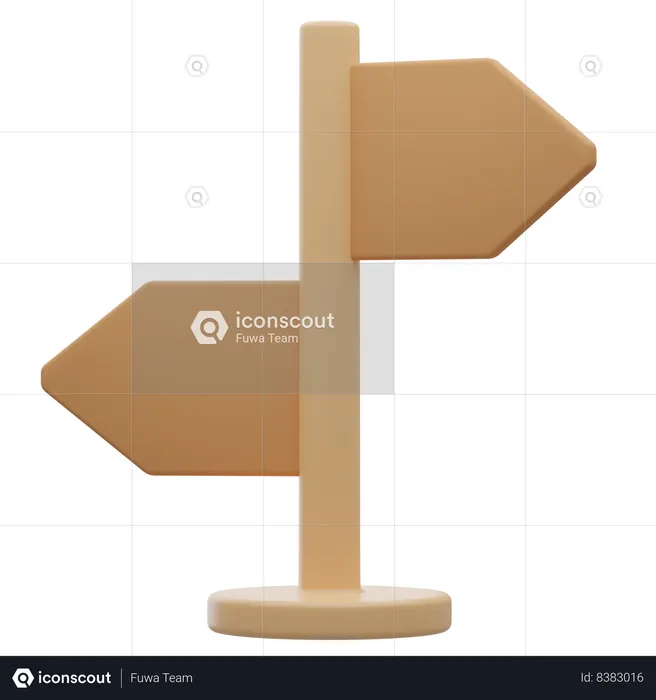 Direction  3D Icon
