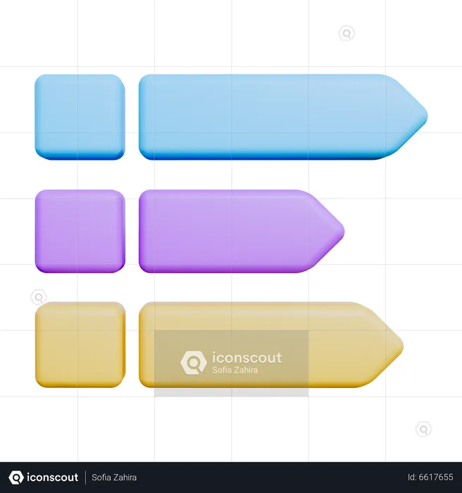 Direction Chart  3D Icon