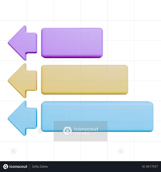 Direction Chart  3D Icon