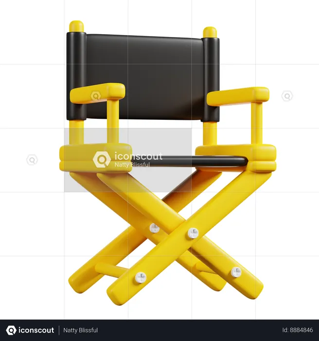 Director chair  3D Icon