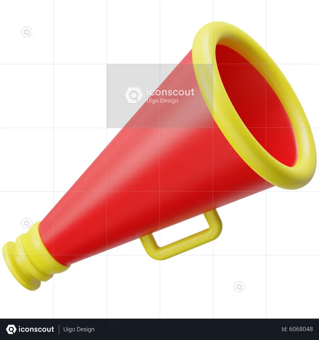 Director Megaphone  3D Icon