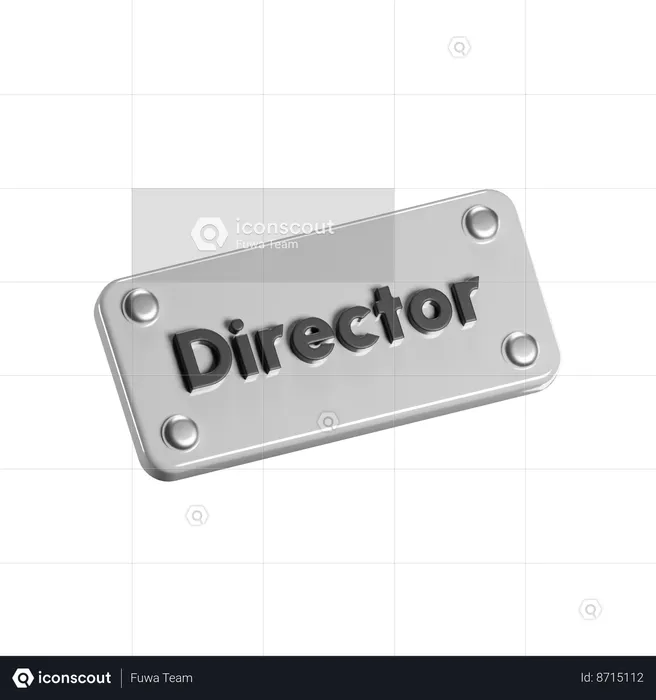 Signo del director  3D Icon