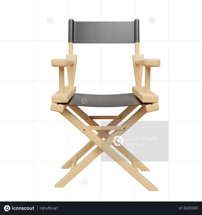 Director's Chair  3D Icon