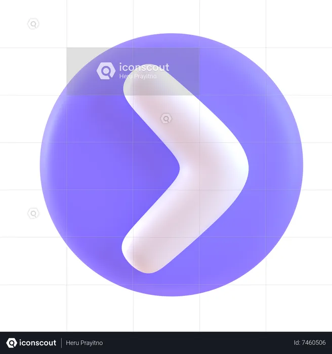 Divisa direita  3D Icon