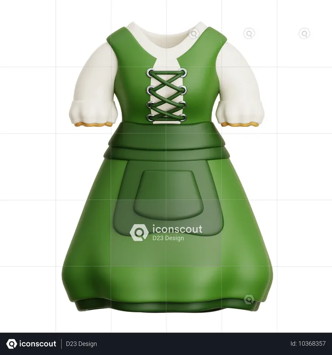 Dirndl  3D Icon