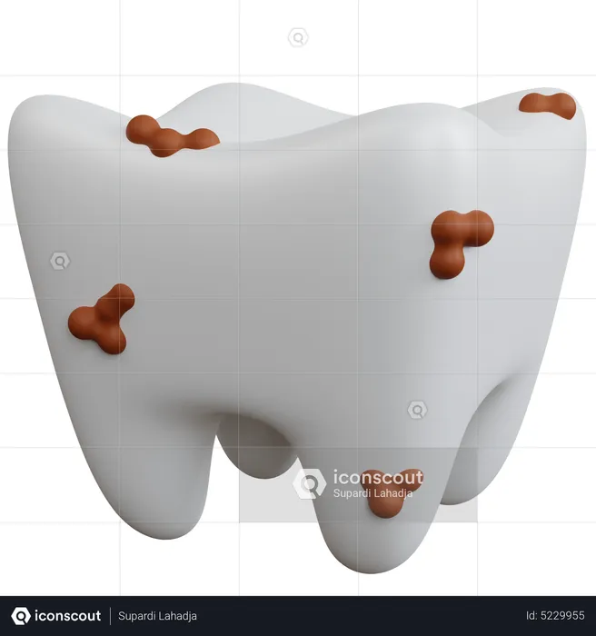 Dirty Tooth  3D Icon