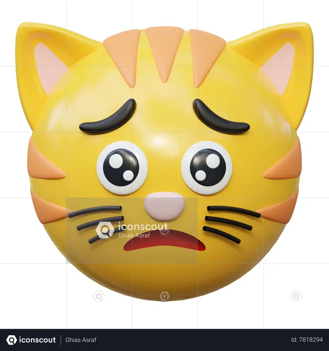 Disappointed Emoji 3D Icon