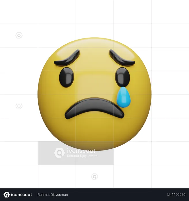 Disappointed Emoji Emoji 3D Emoji