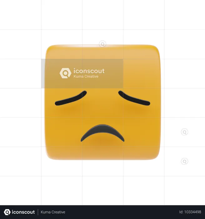 Disappointed Face Emoji Emoji 3D Icon