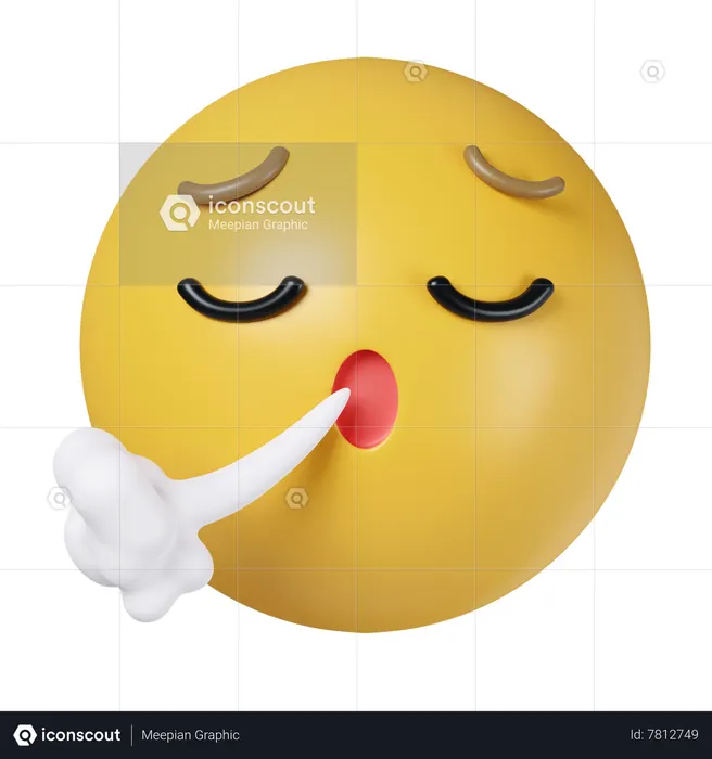 Disappointment Emoji 3D Icon