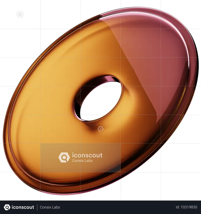 디스크  3D Icon