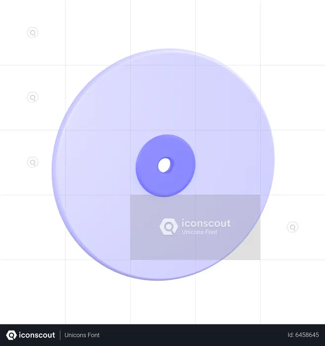 Disc  3D Icon