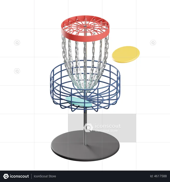 Disc Golf  3D Icon