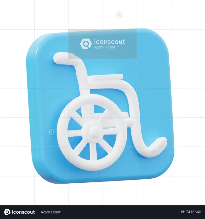 Discapacidad  3D Icon