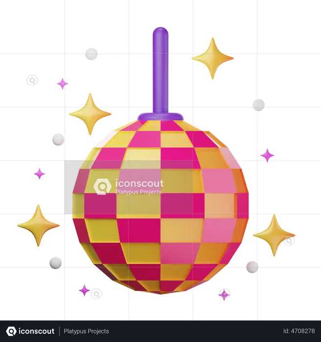 Disco Ball  3D Icon