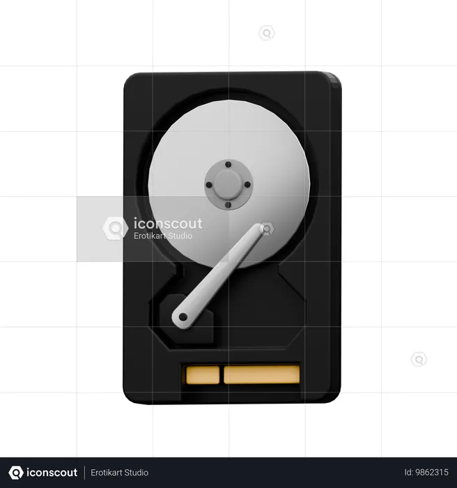 Disco duro  3D Icon