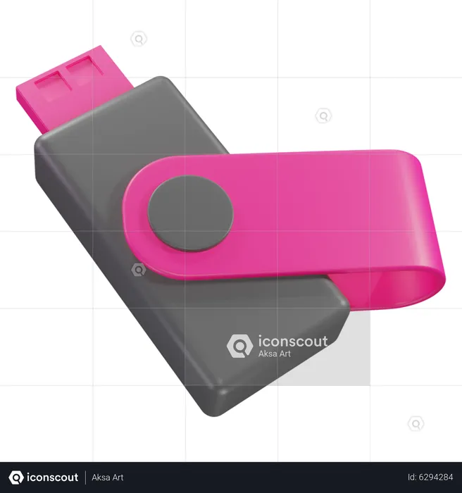 Pen drive  3D Icon