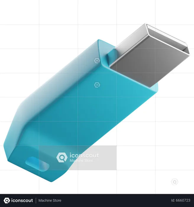 Pen drive  3D Icon