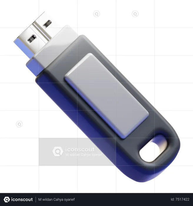 Pen drive  3D Icon