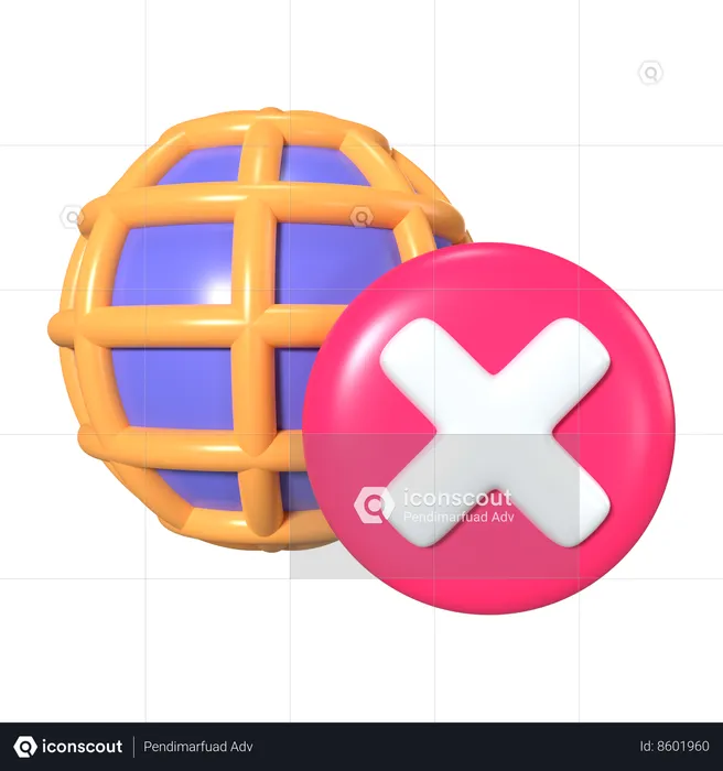 Disconnected  3D Icon