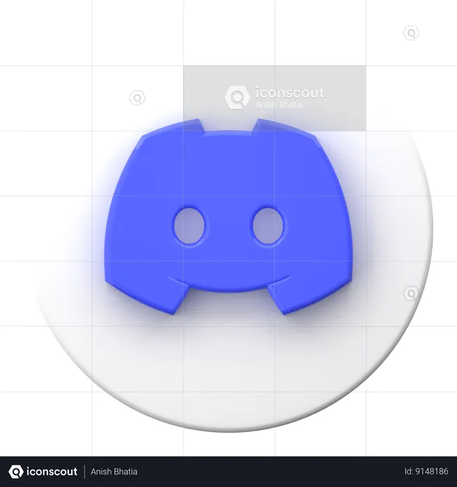 Discord Logo 3D Icon