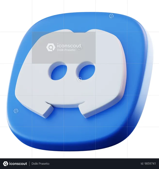 Discord Logo 3D Icon