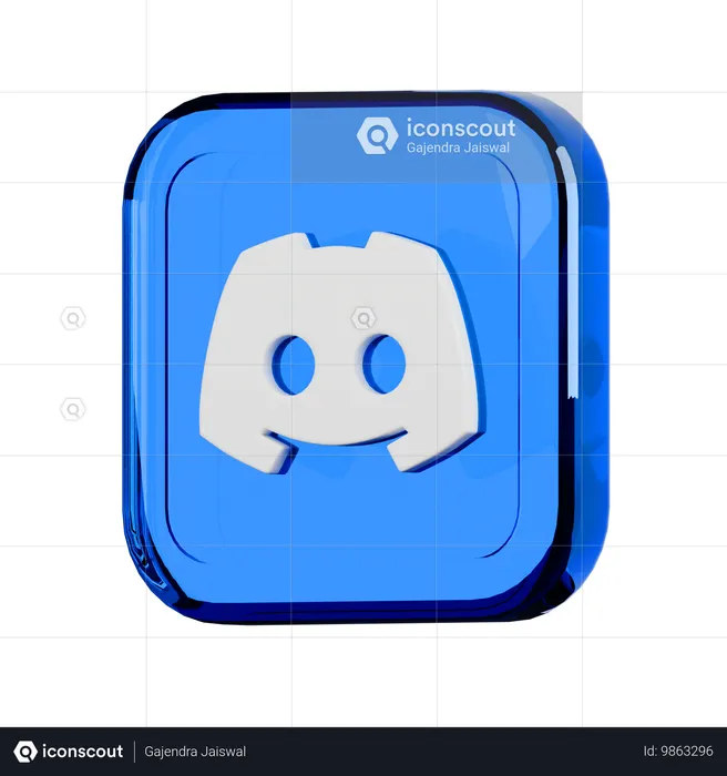 Discord  3D Icon