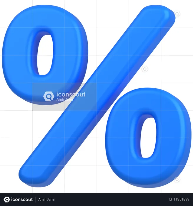 Discount  3D Icon