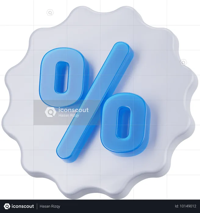 Discount  3D Icon