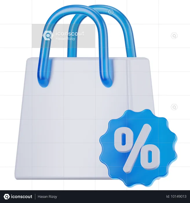 Discount  3D Icon