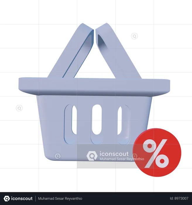 Discount  3D Icon