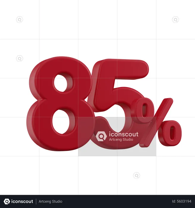 Discount 85%  3D Icon