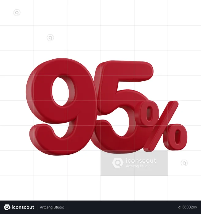 Discount 95%  3D Icon