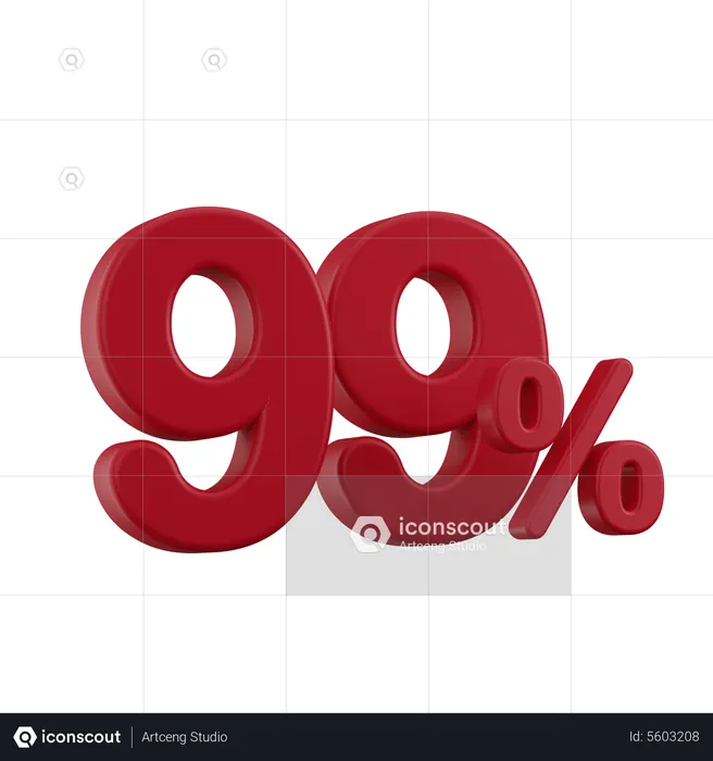 Discount 99%  3D Icon