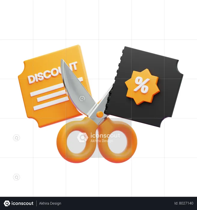 DISCOUNT  3D Icon