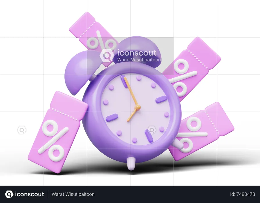Discount Deadline  3D Icon