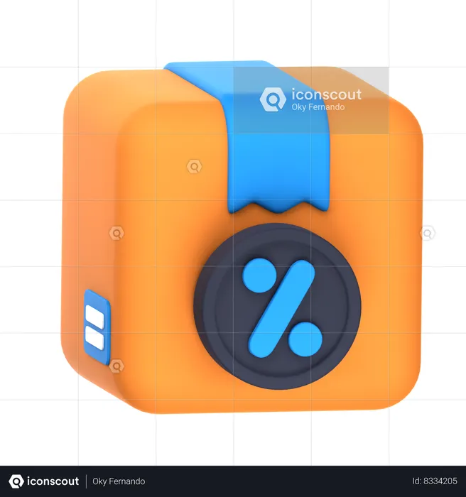 Discount Delivery  3D Icon