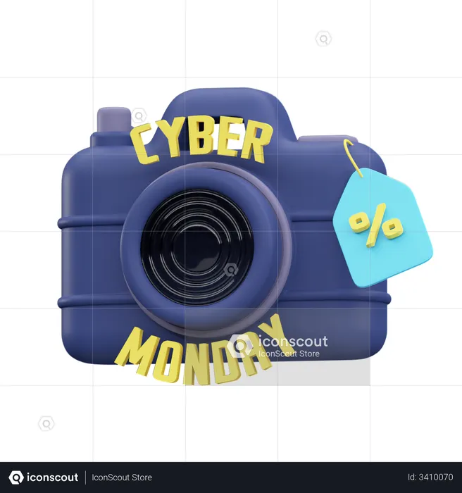 Discount On Camera  3D Icon