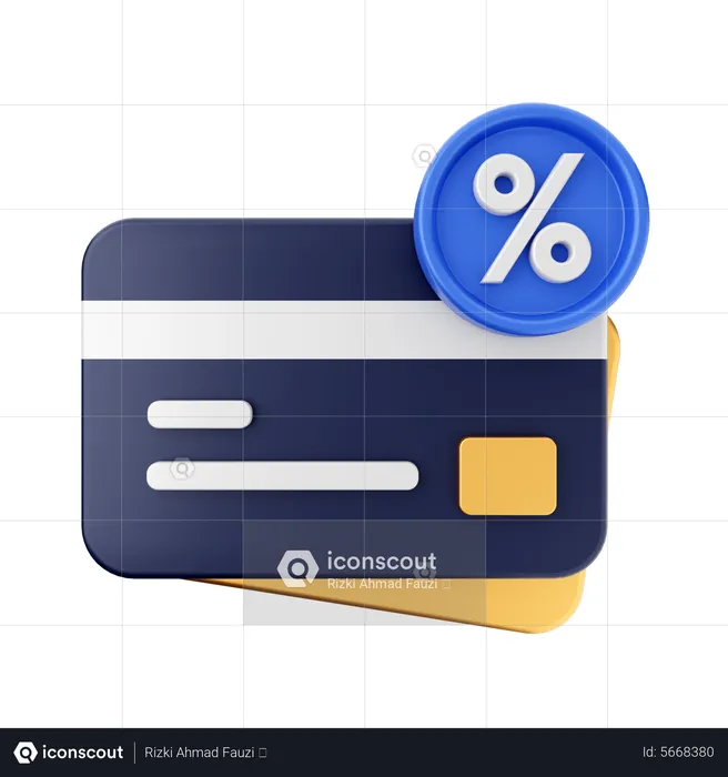 Discount On Payment  3D Icon