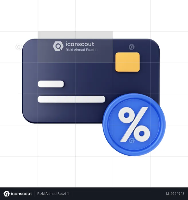 Discount Payment  3D Icon