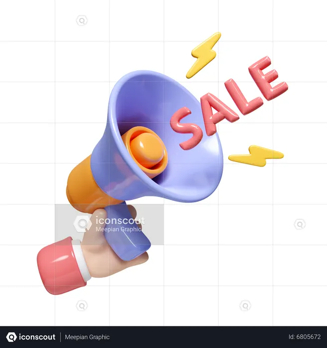 Discount Promotion  3D Icon