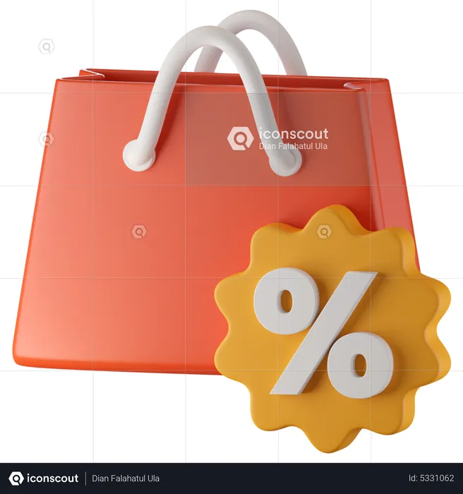 Discount Promotion  3D Icon