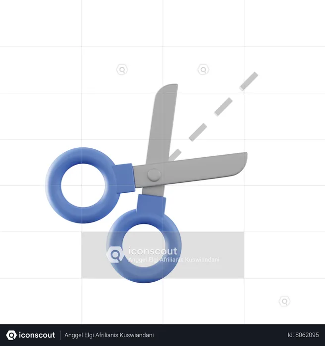 Discount Scissor  3D Icon
