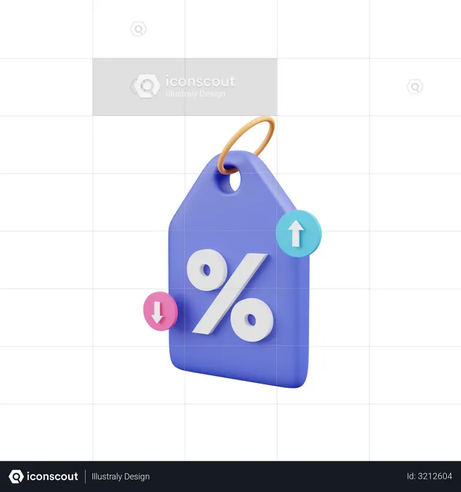 Discount Tag  3D Icon