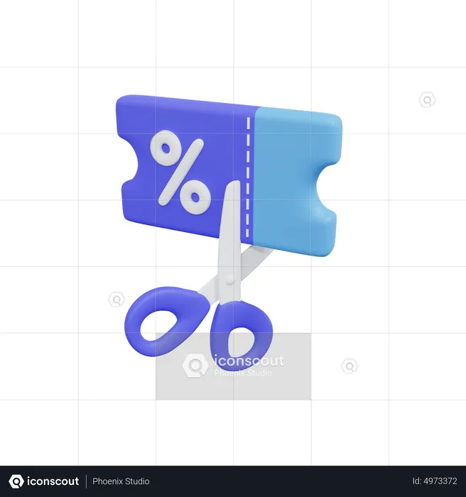 Discount Voucher  3D Icon