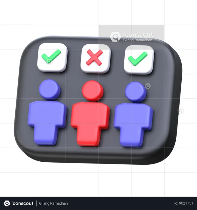 Discrimination  3D Icon